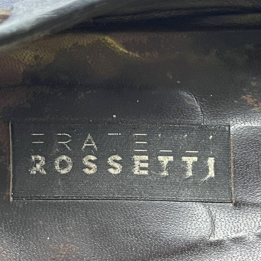 Fratelli Rossetti Brera Men Size 12 Shoes Navy Blue Suede Slip-On Tassel Loafers - Picture 9 of 11